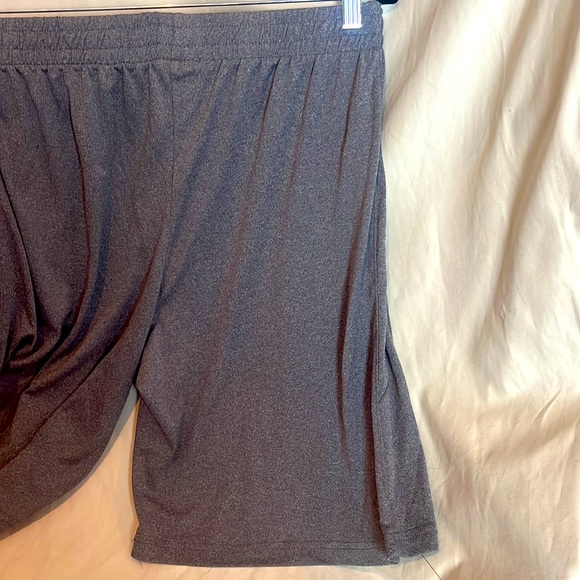 University of Michigan Grey Nylon XL Shorts with Pockets; Elasticized Waist - Picture 6 of 9